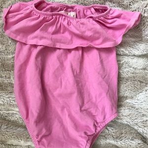 Off the shoulder sunsuit